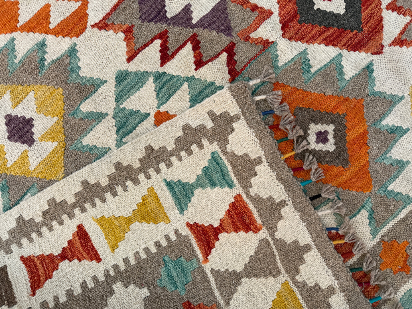 Classic Afghan Maimana Kilim 218 x 150cm