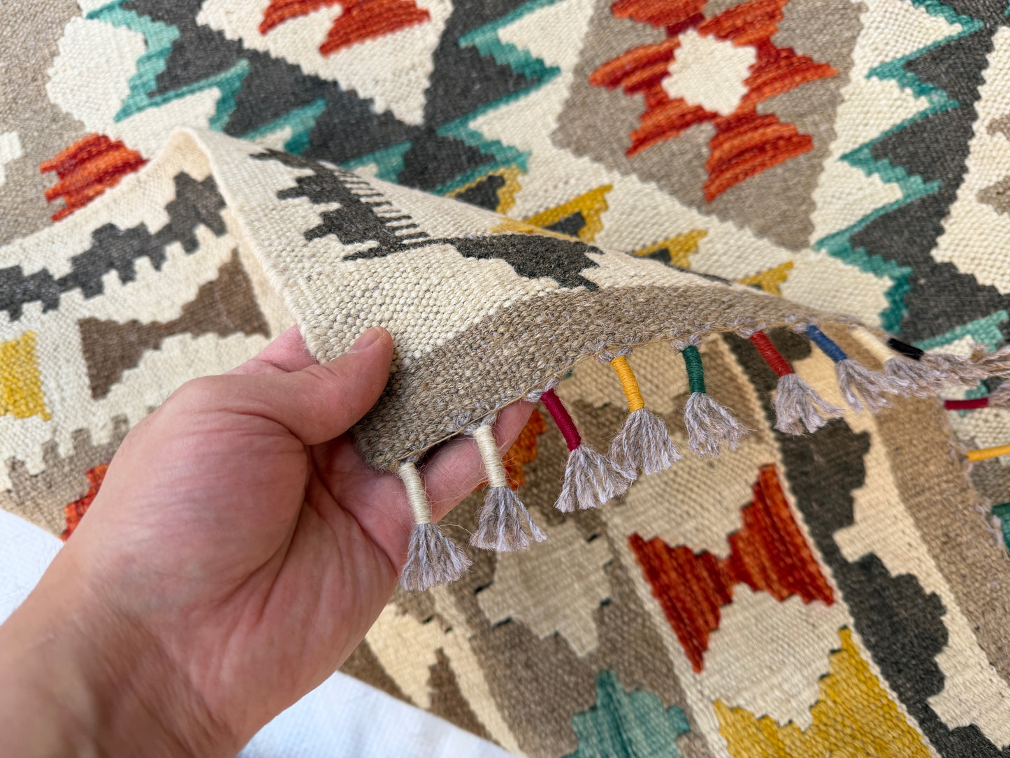 Classic Afghan Maimana Kilim 212 x 153cm