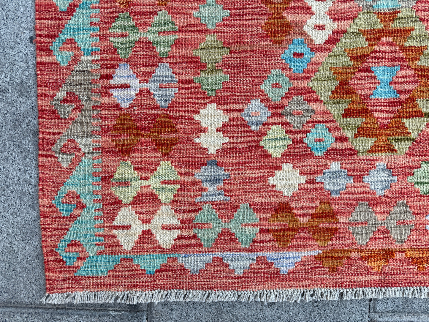 Classic Afghan Maimana Kilim 196x150cm