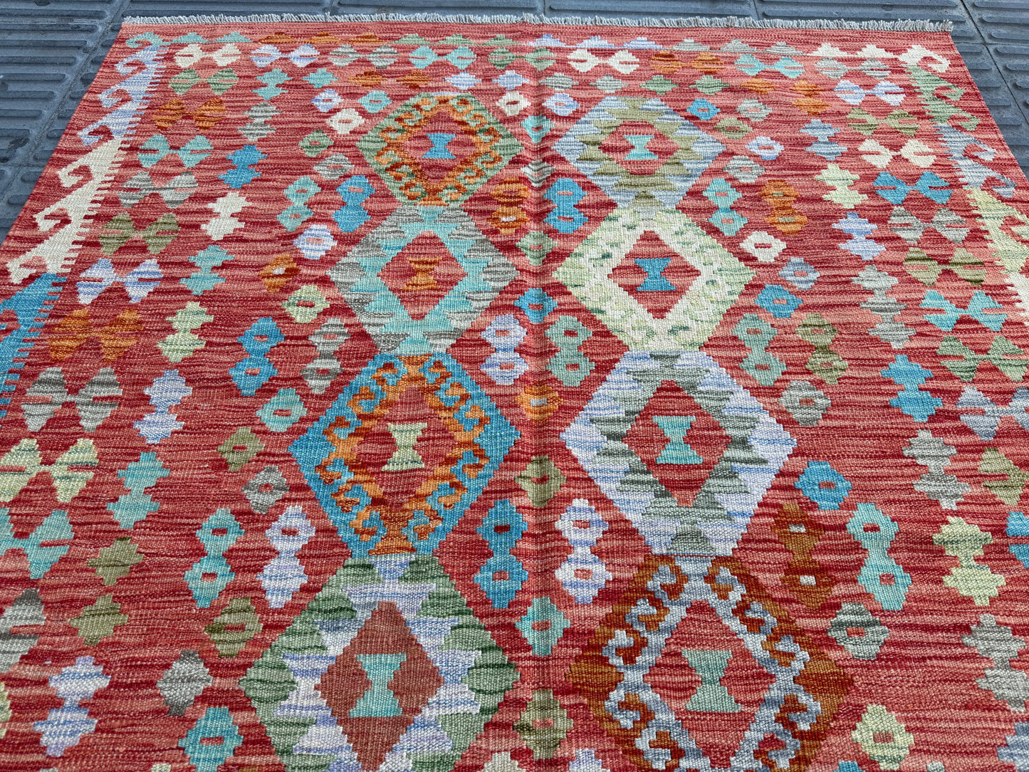 Classic Afghan Maimana Kilim 196x150cm