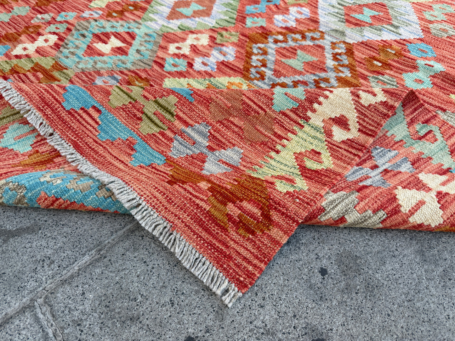 Classic Afghan Maimana Kilim 196x150cm