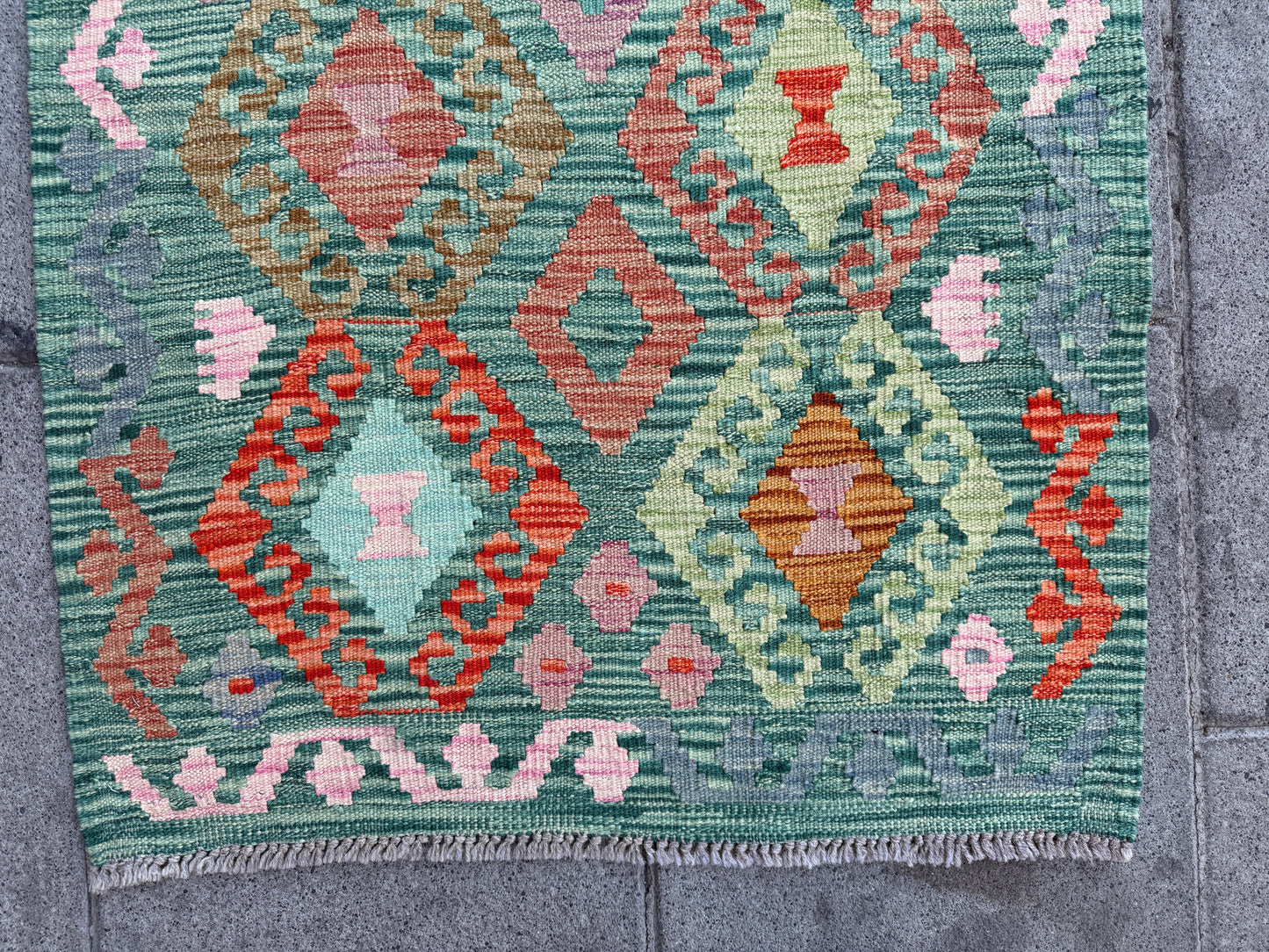 Maimana kilim Runner 226x76cm.