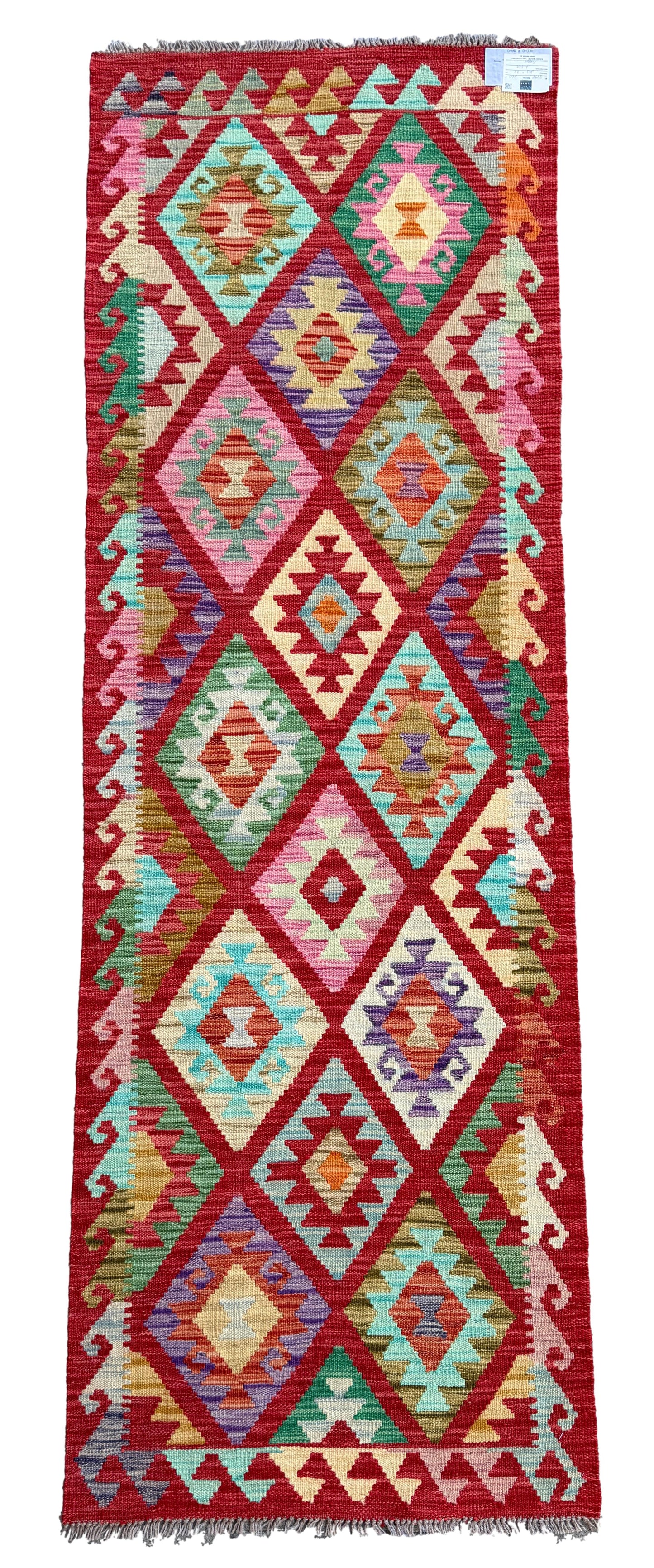 Maimana kilim Runner 243x77cm.