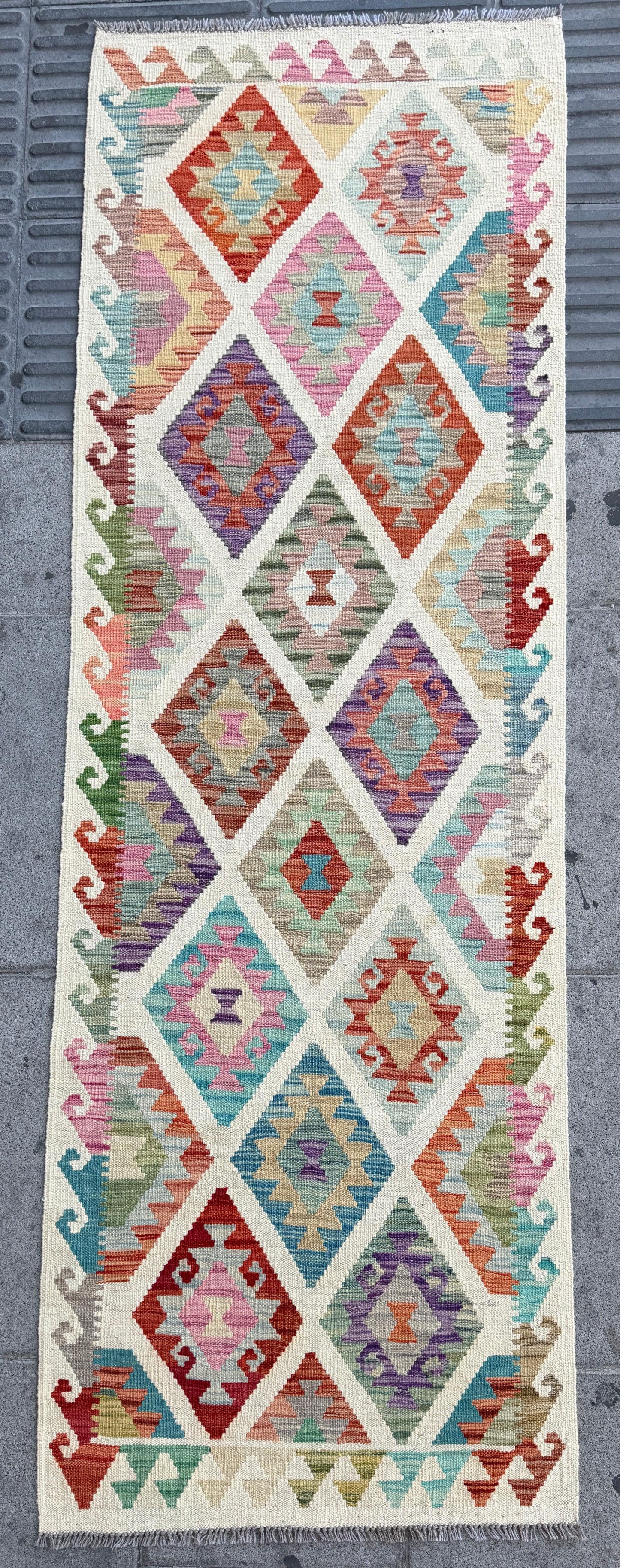 Maimana kilim Runner 248x81cm.