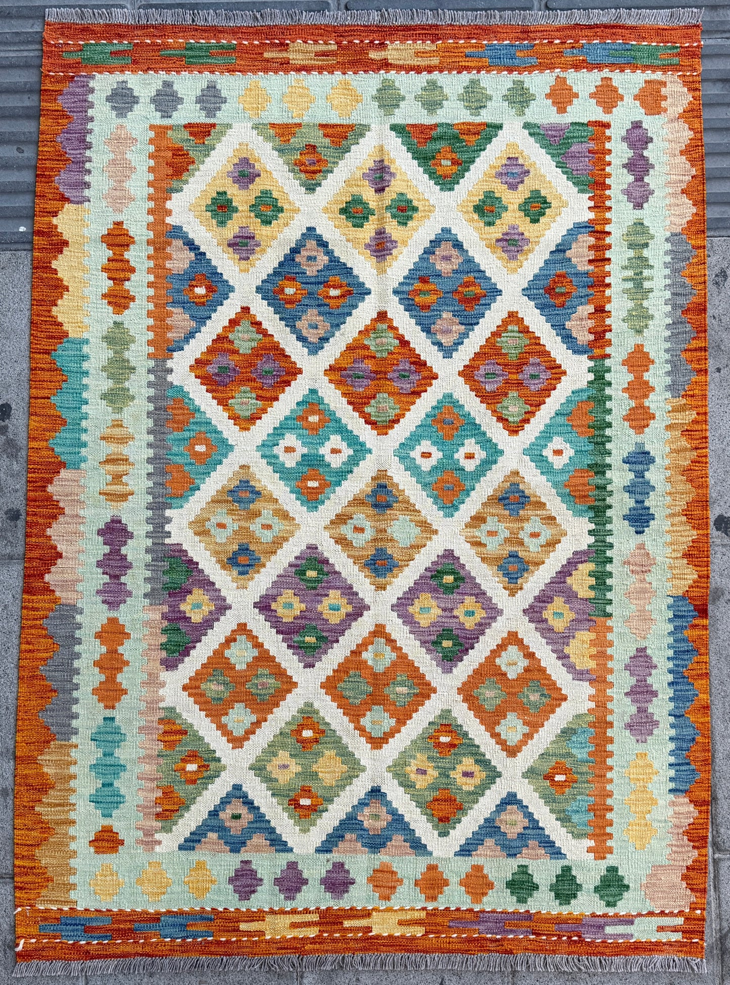 Classic Afghan Maimana Kilim 180x133cm.