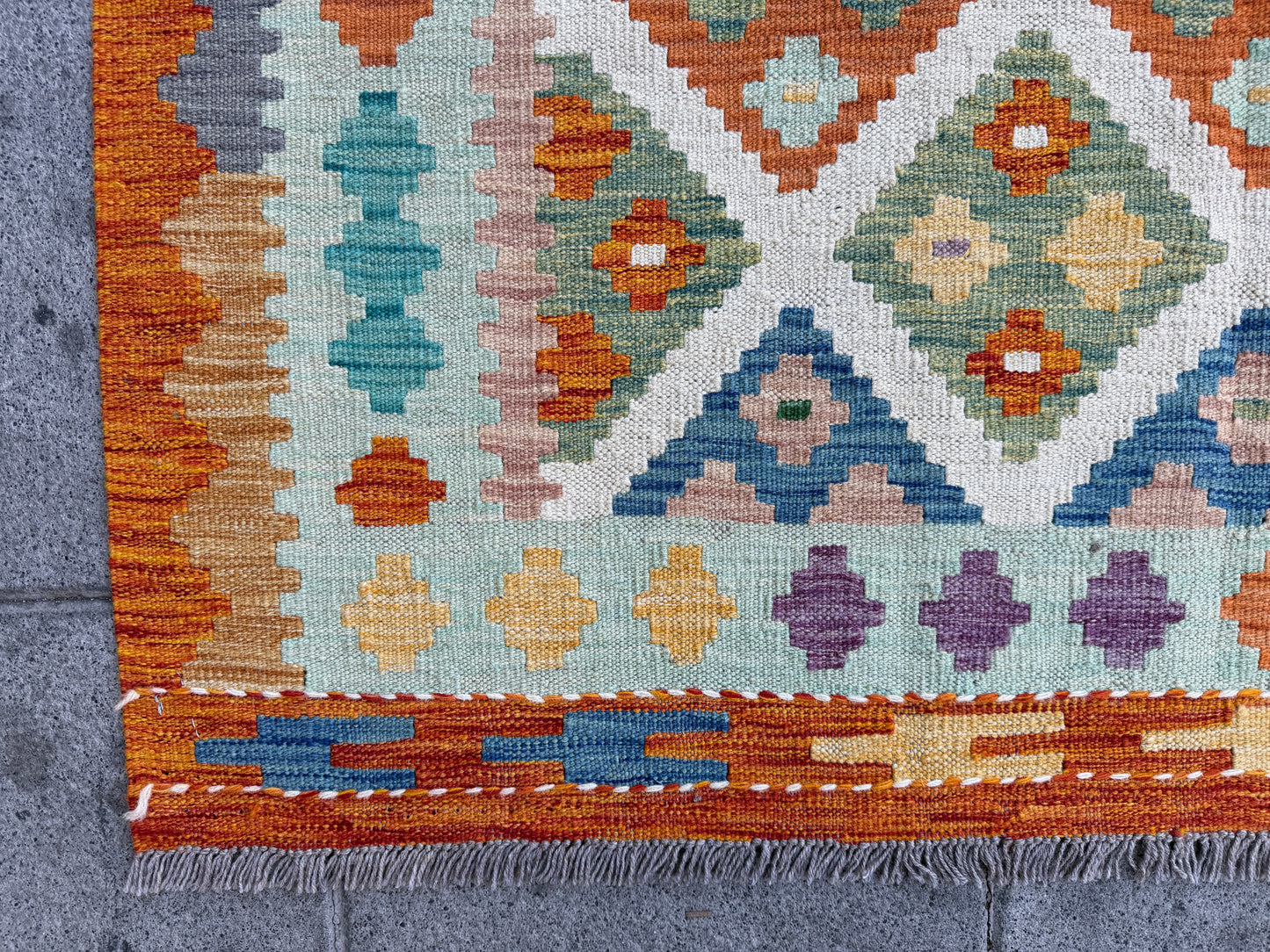 Classic Afghan Maimana Kilim 180x133cm.