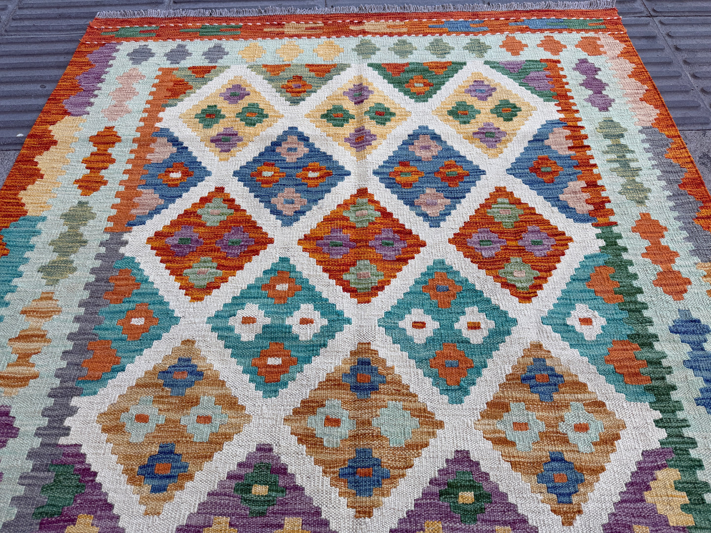 Classic Afghan Maimana Kilim 180x133cm.