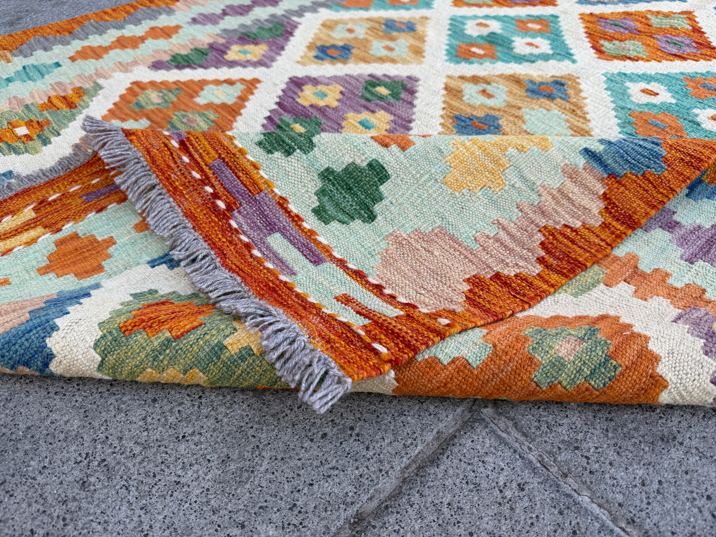 Classic Afghan Maimana Kilim 180x133cm.