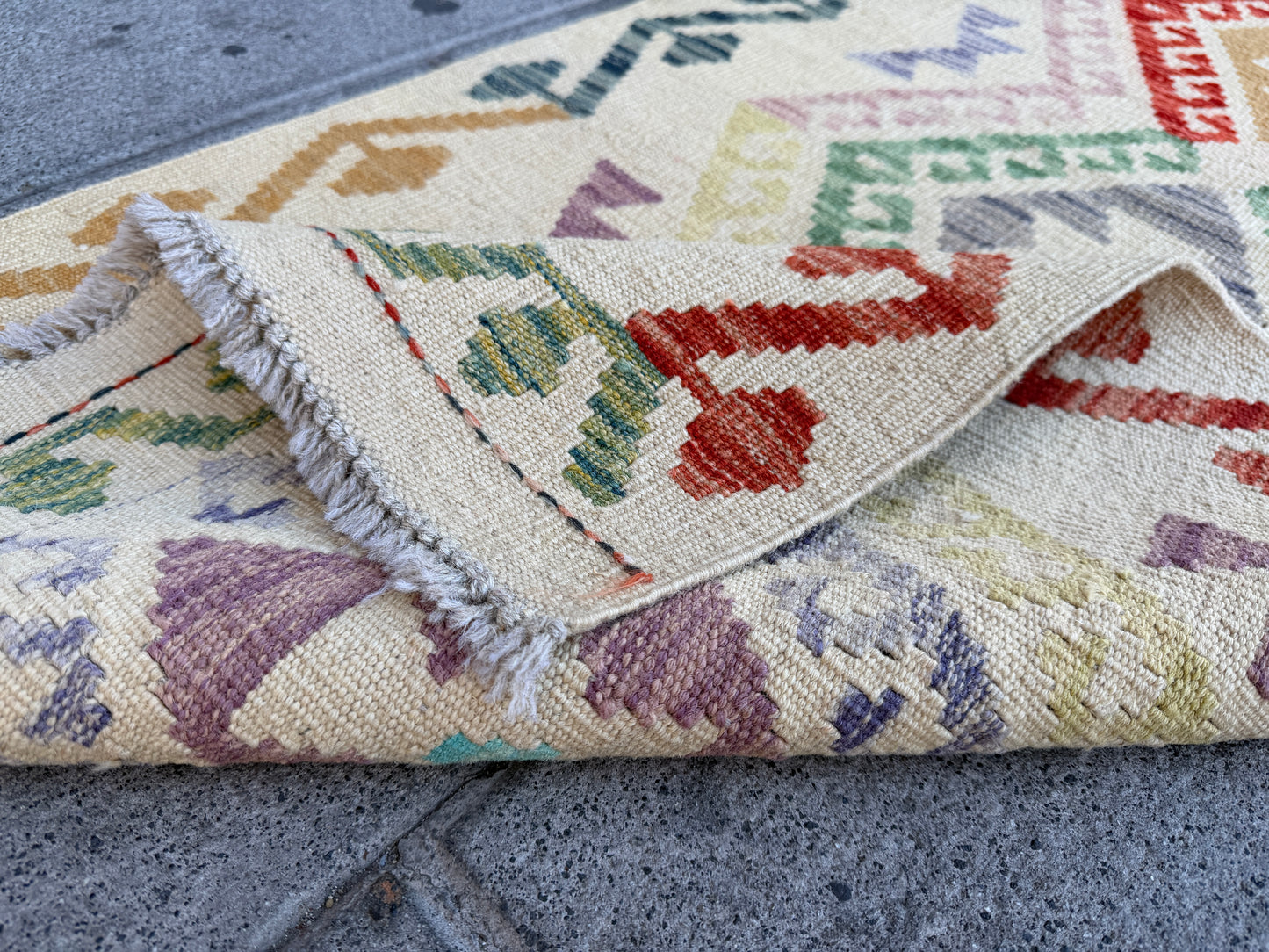 Maimana kilim Runner 243x77cm.