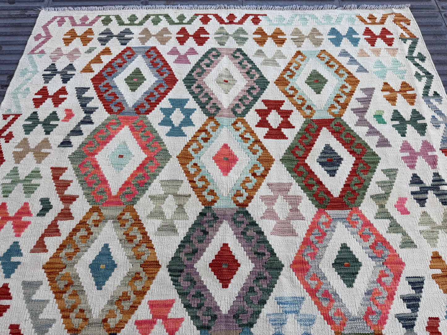 Classic Afghan Maimana Kilim 200x152cm