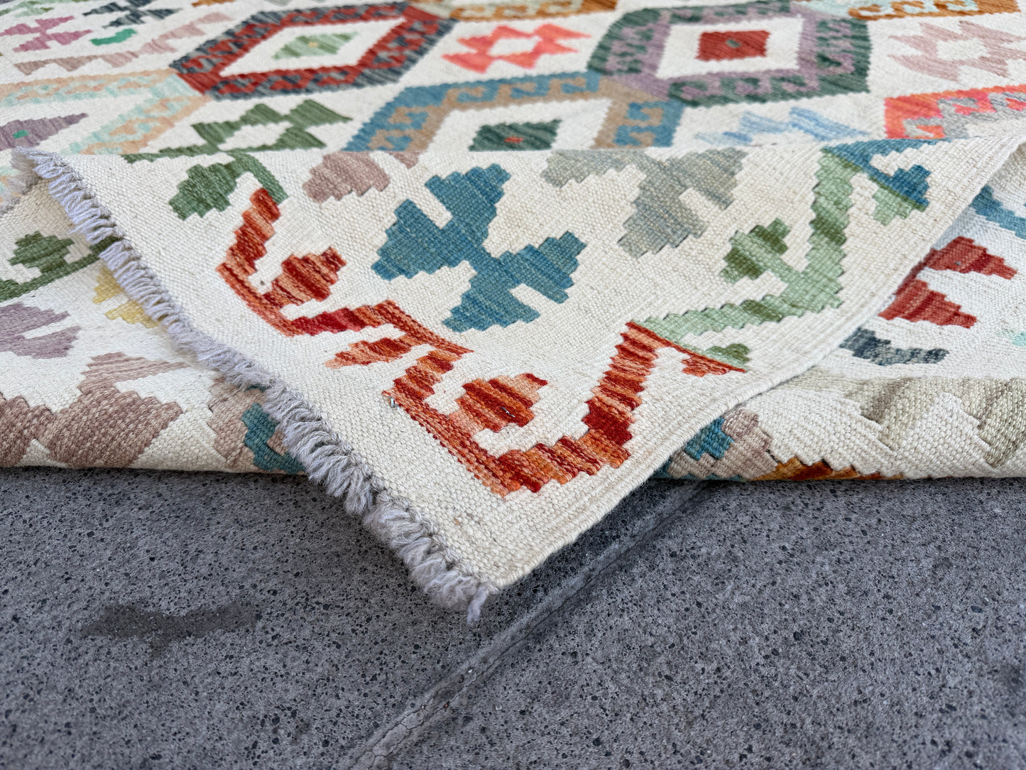 Classic Afghan Maimana Kilim 200x152cm