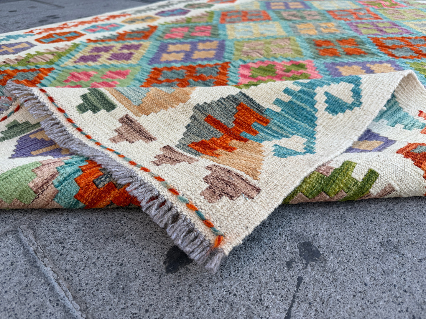 Classic Afghan Maimana Kilim 210x150cm