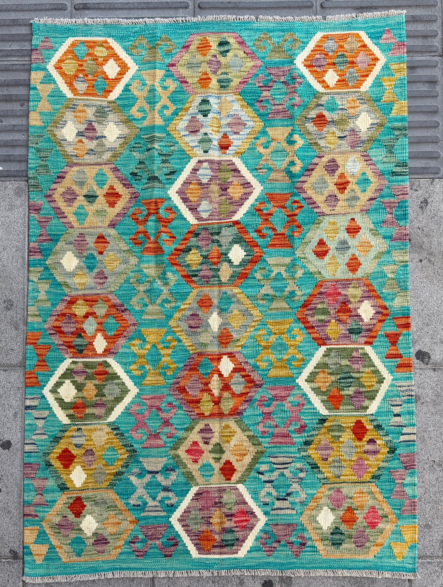 Classic Afghan Maimana Kilim 177x123cm