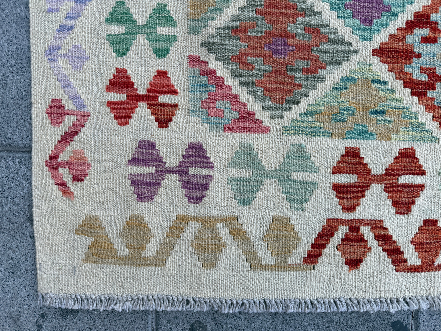 Classic Afghan Maimana Kilim 196x150cm
