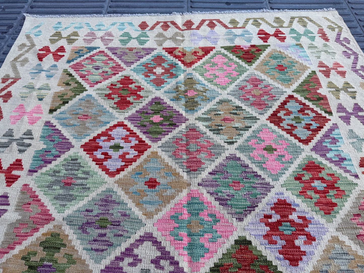 Classic Afghan Maimana Kilim 196x150cm