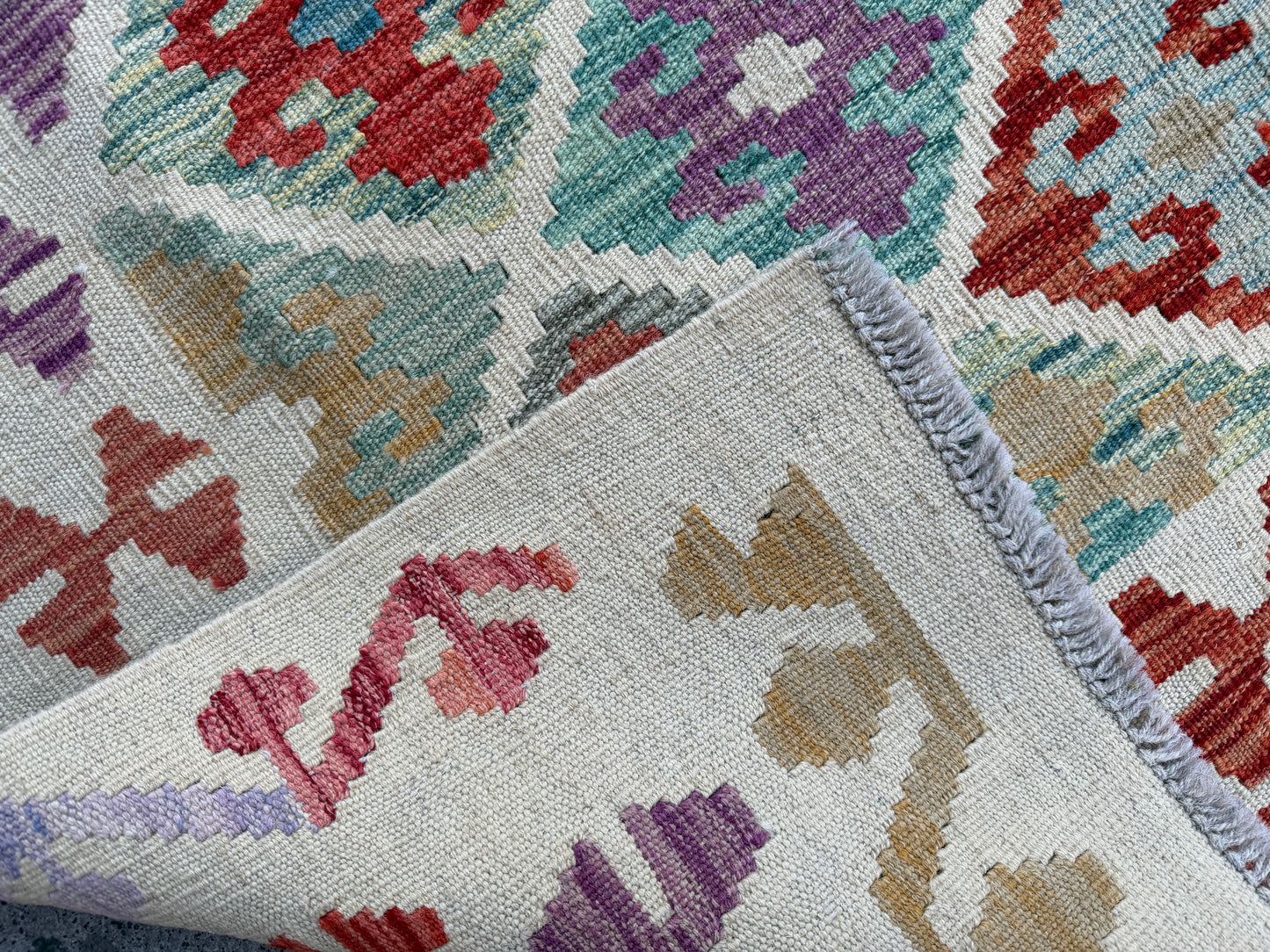 Classic Afghan Maimana Kilim 196x150cm