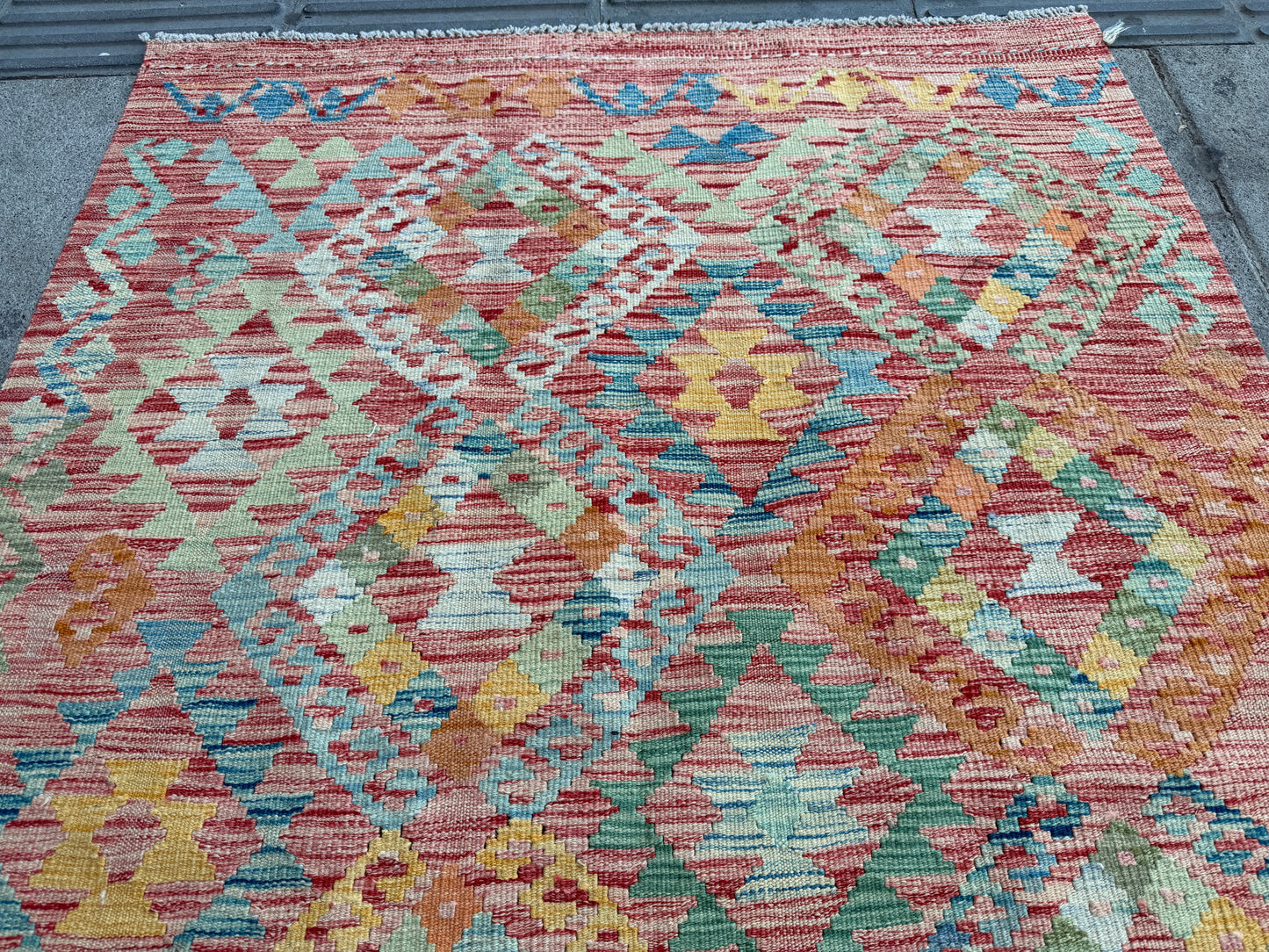 Classic Afghan Maimana Kilim 178x120cm