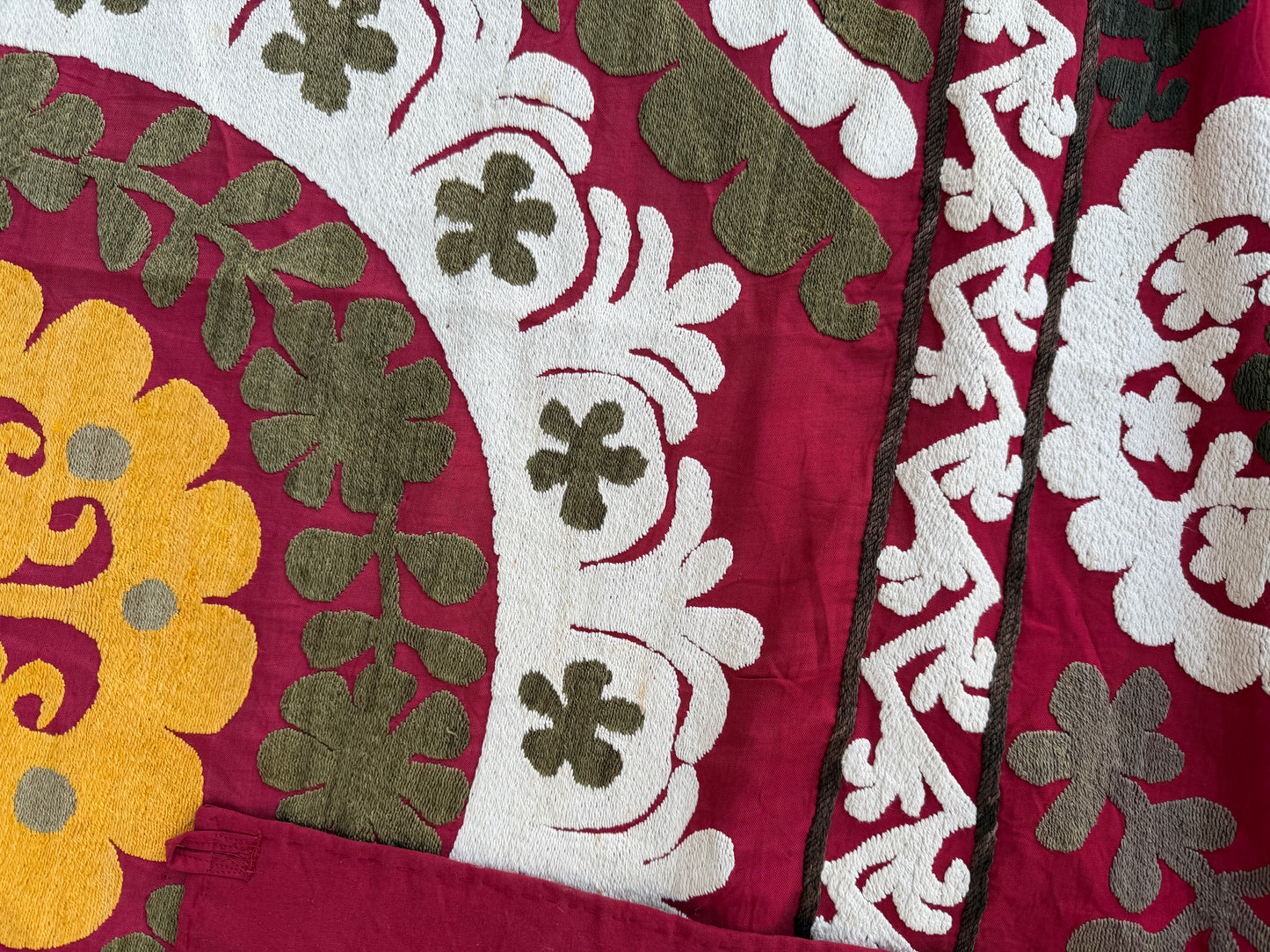 Suzani Hand Embroidered Silk