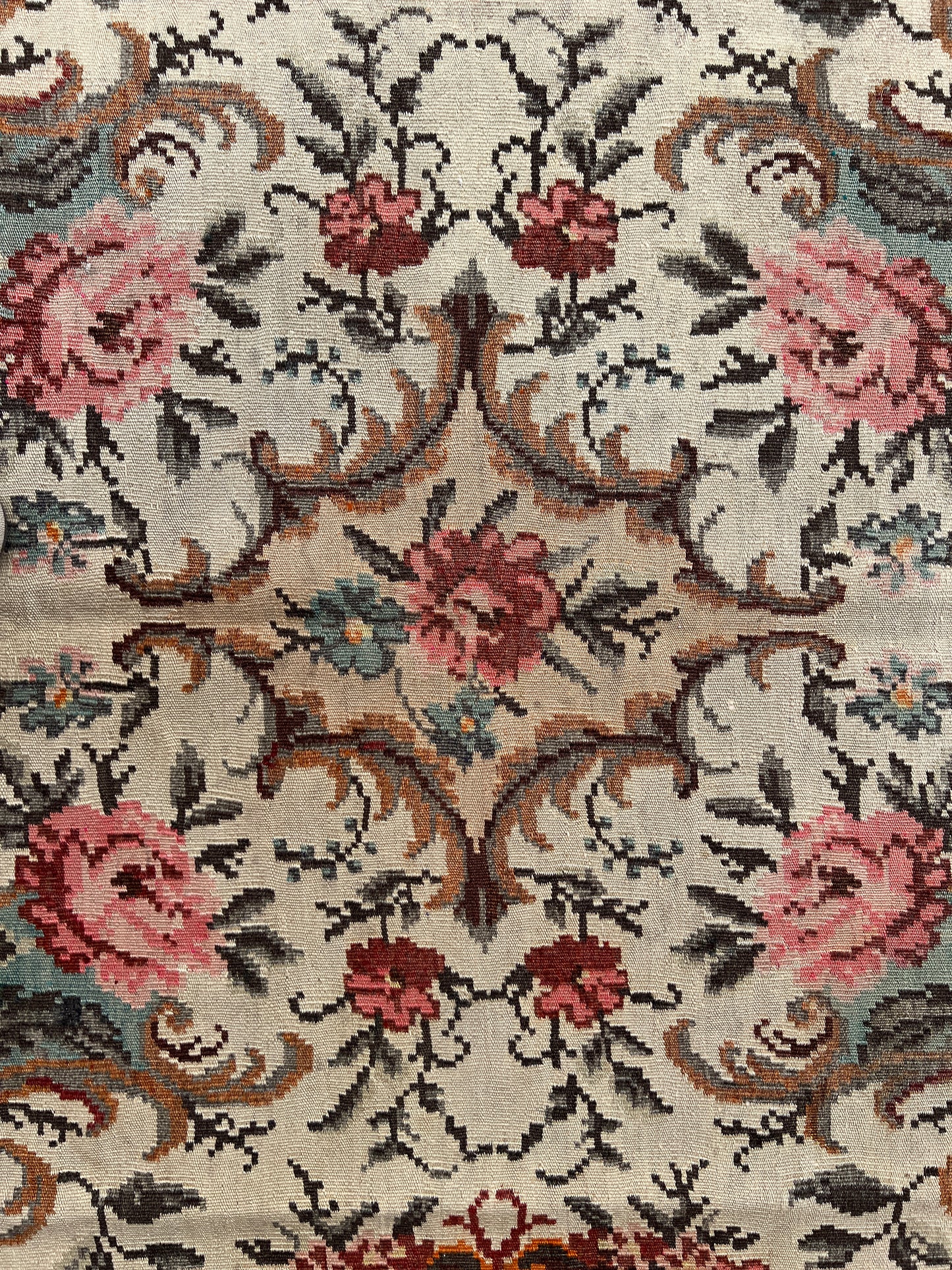 Moldovian Floral Vintage Kilim (293x193cm)