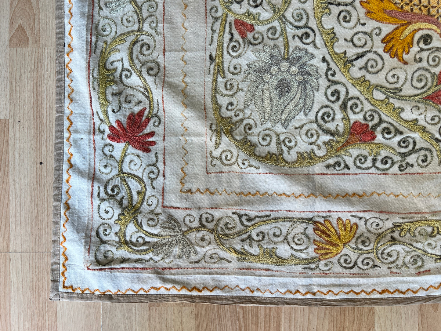 Suzani Hand Embroidered Silk