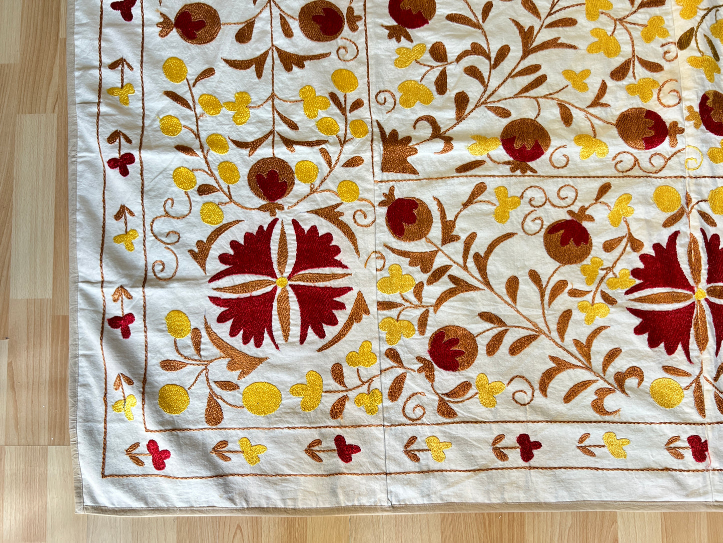 Suzani Hand Embroidered Silk