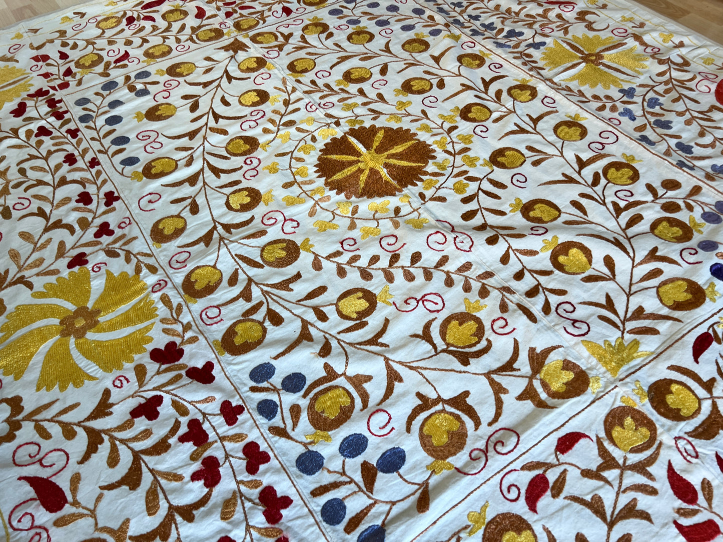 Suzani Hand Embroidered Silk