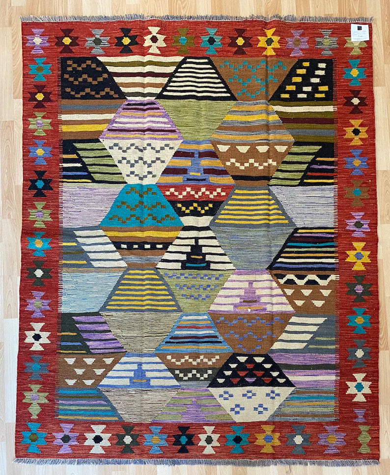 Classic Afghan Maimana Kilim