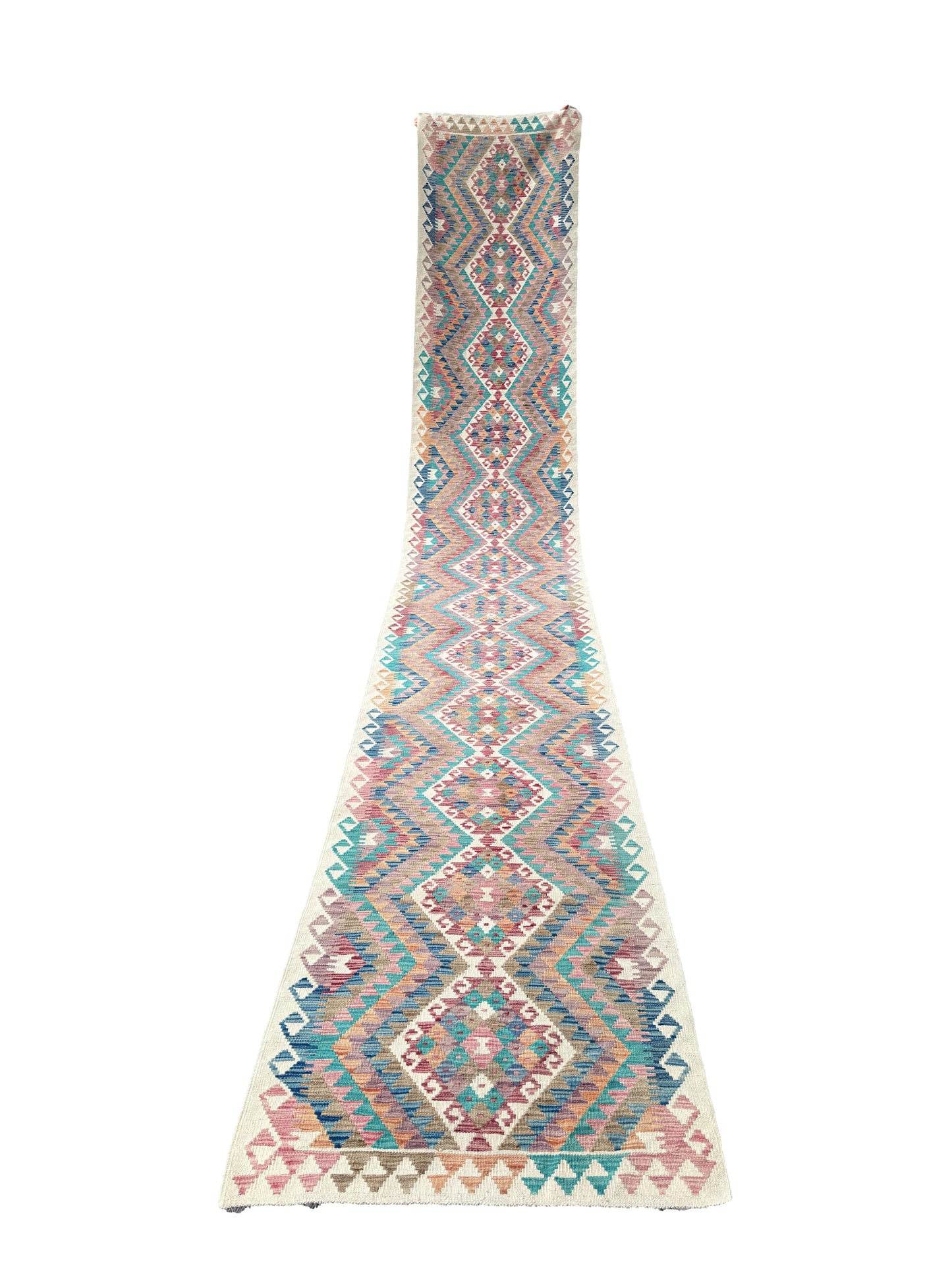 Afghan Kilim Runner. 600x93cm