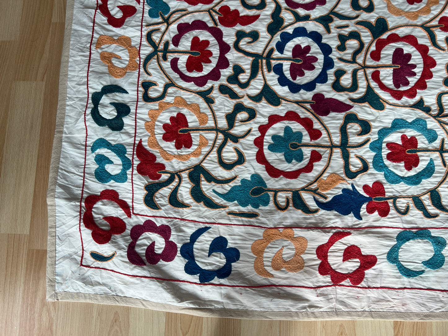 Suzani cotton hand embroidered