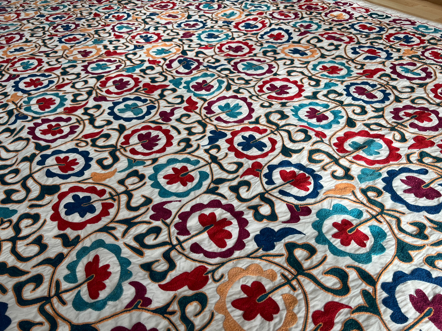 Suzani cotton hand embroidered