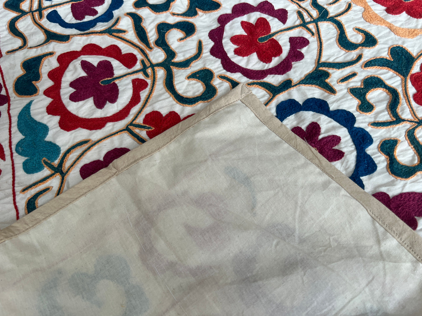 Suzani cotton hand embroidered
