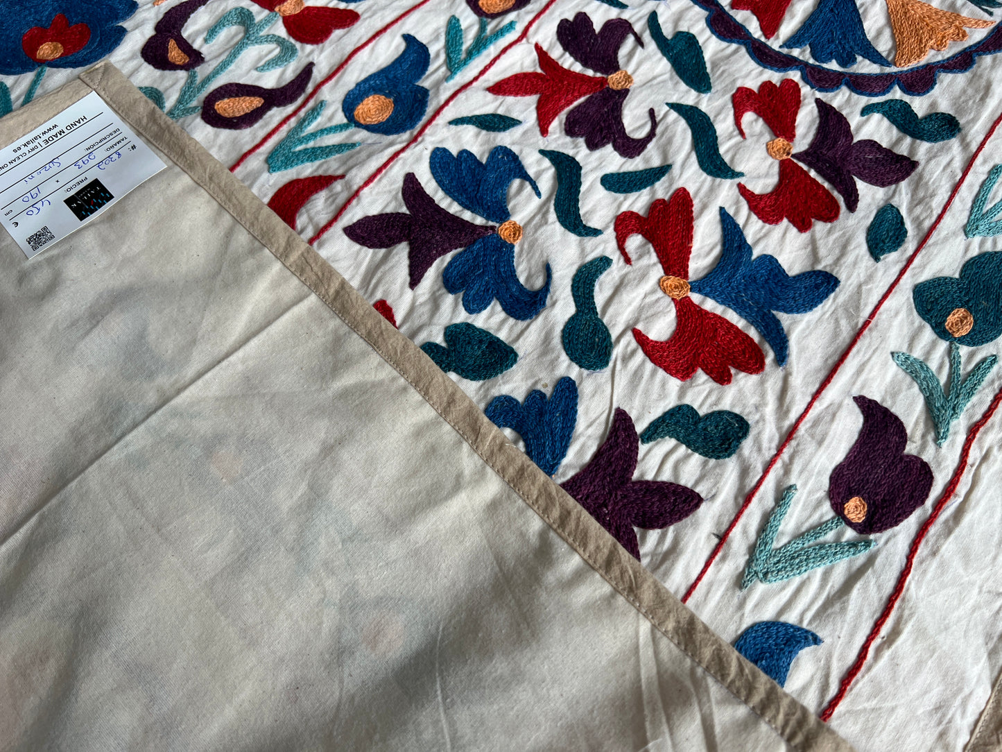 Suzani cotton hand embroidered