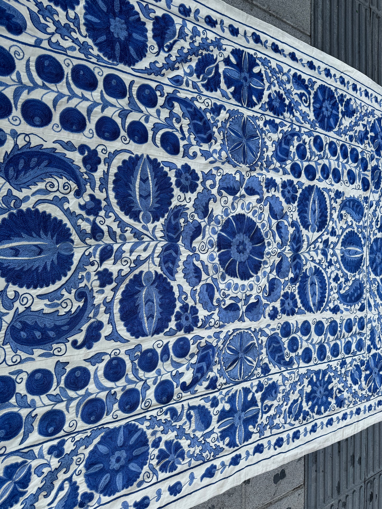 Suzani Hand Embroidered Silk