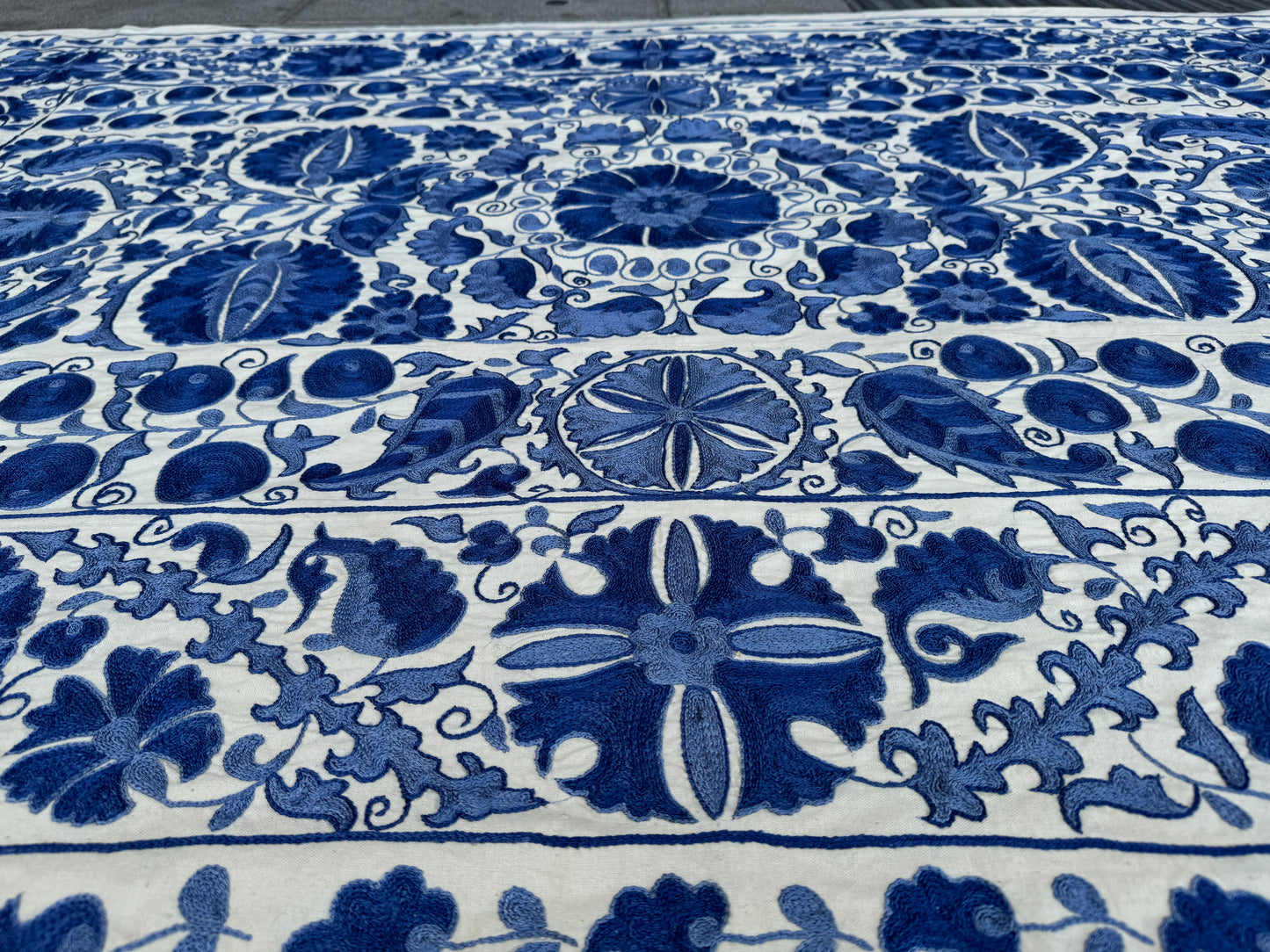 Suzani Hand Embroidered Silk