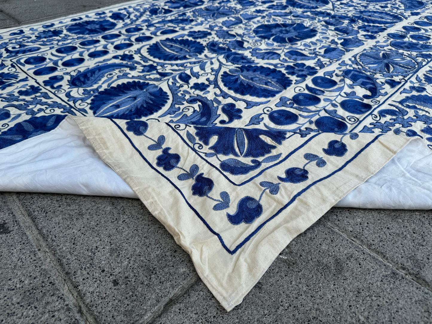 Suzani Hand Embroidered Silk
