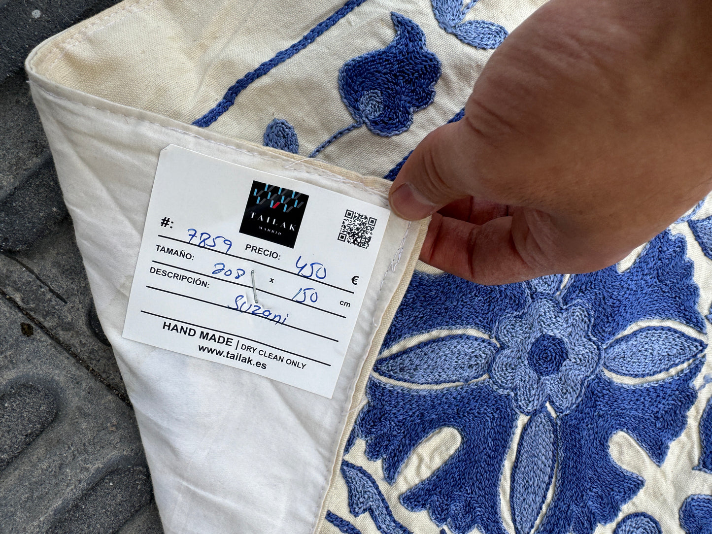 Suzani Hand Embroidered Silk