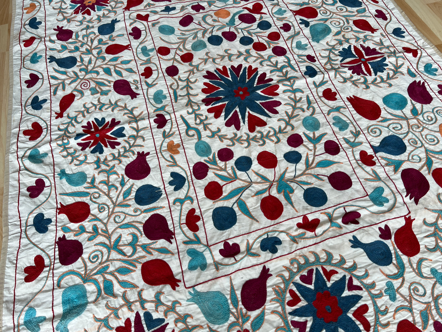 Suzani cotton hand embroidered