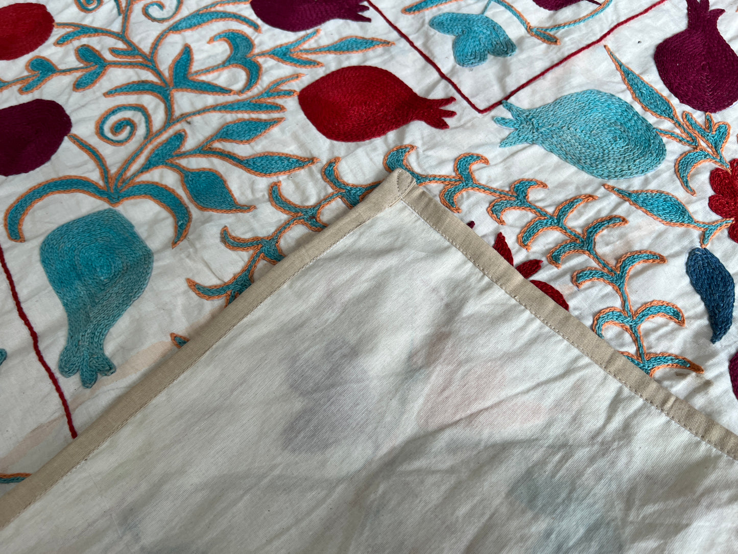 Suzani cotton hand embroidered