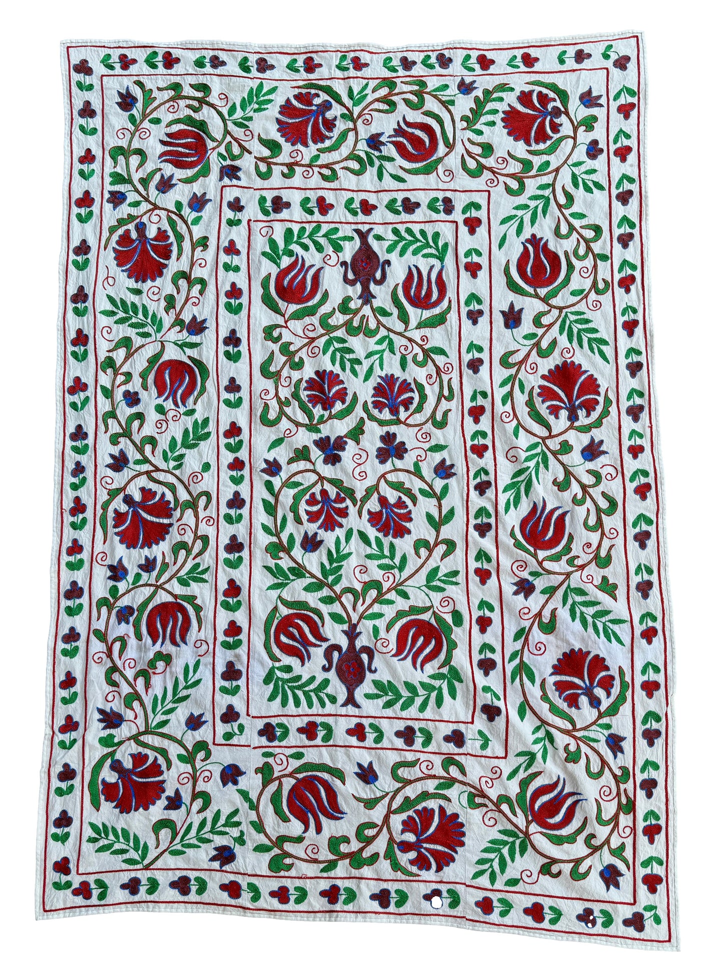 Suzani Hand Embroidered Silk