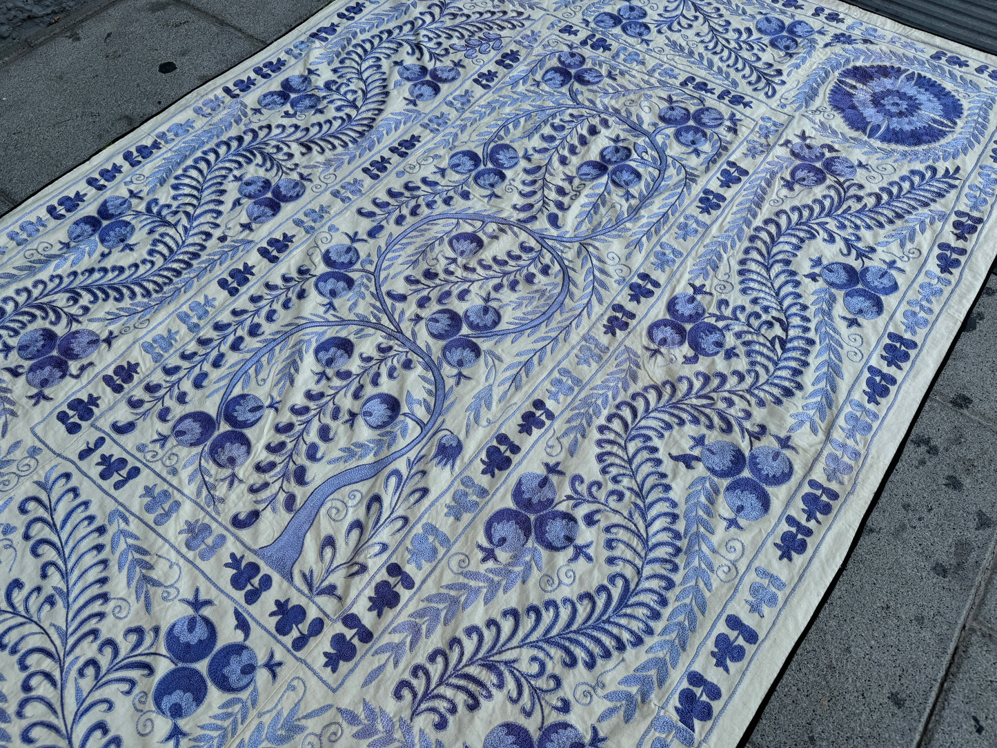 Suzani Hand Embroidered Silk