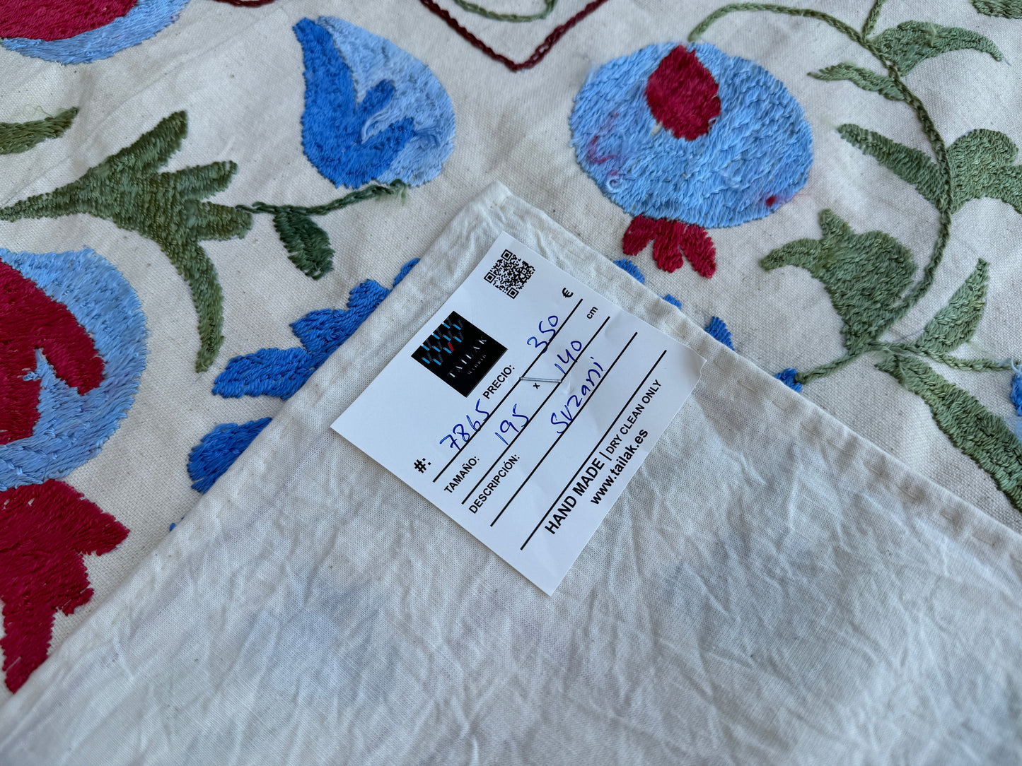 Suzani Hand Embroidered Silk