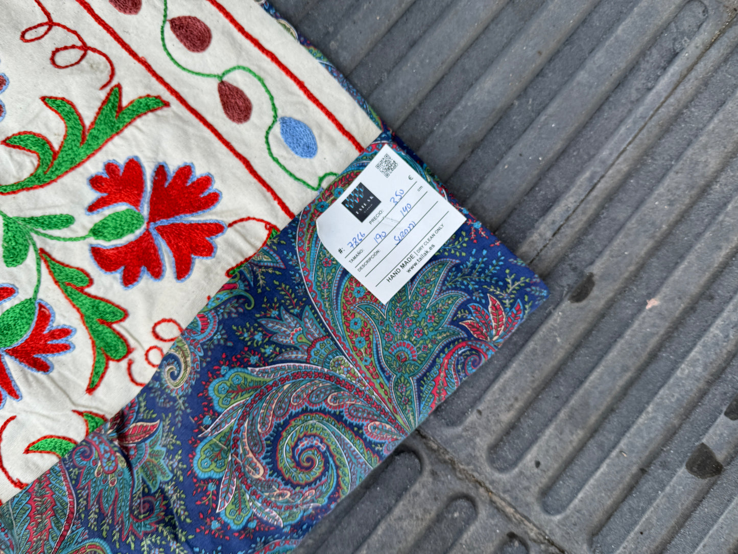 Suzani Hand Embroidered Silk
