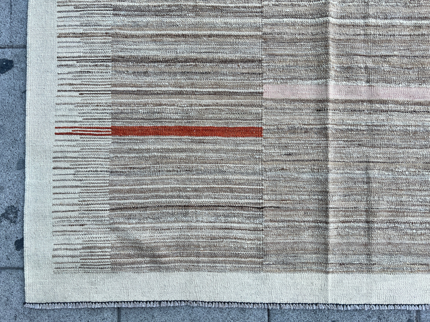 Contemporary design kilim