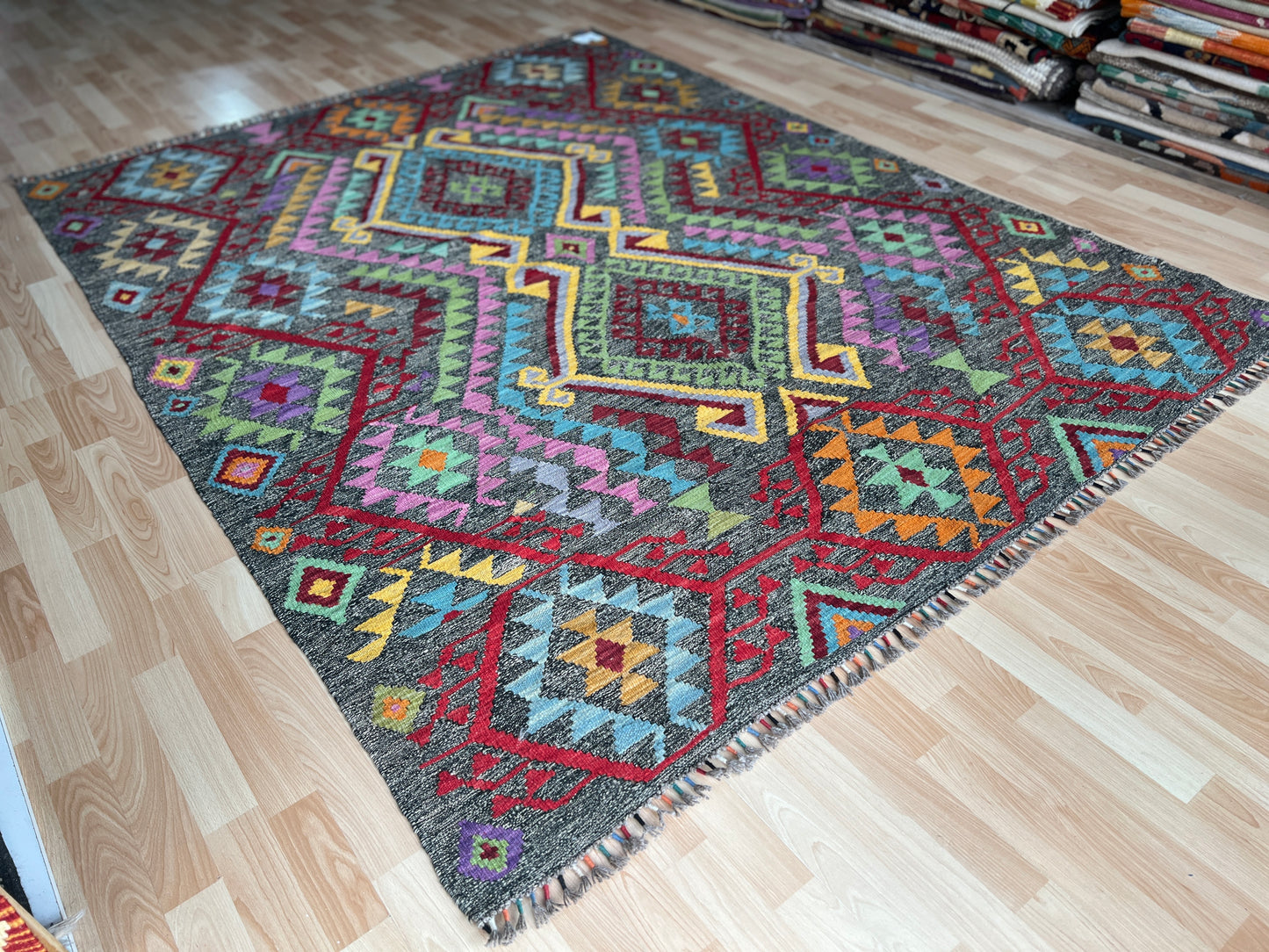 Classic Afghan Maimana Kilim