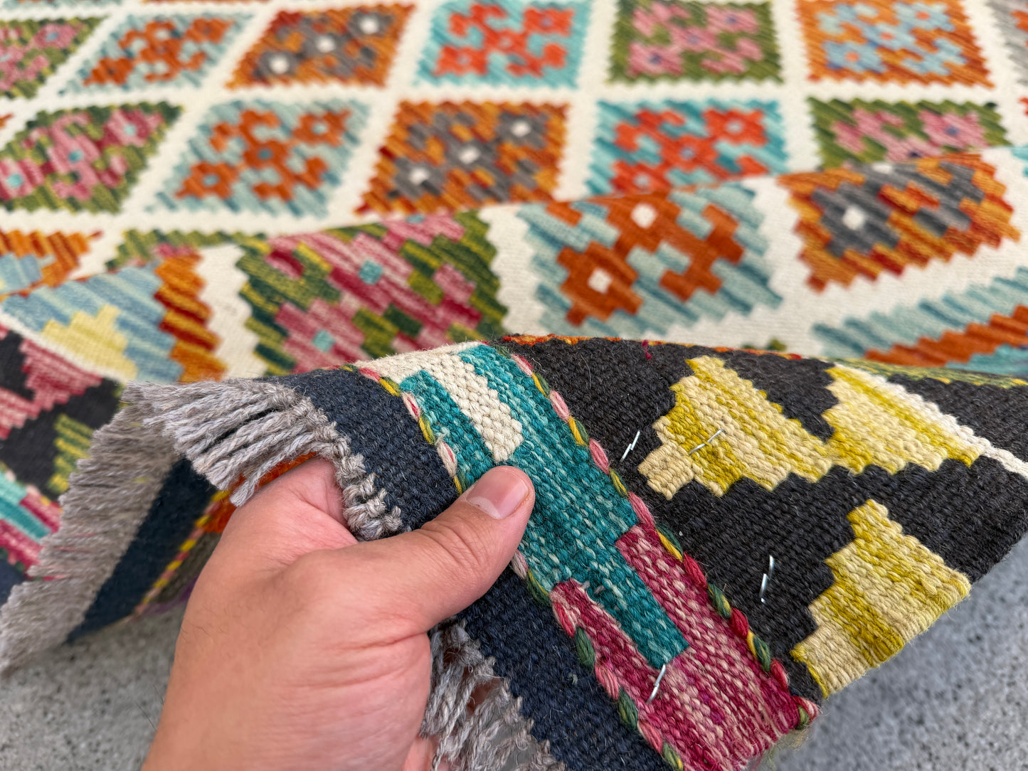 Classic Maimana Kilim 245x181cm