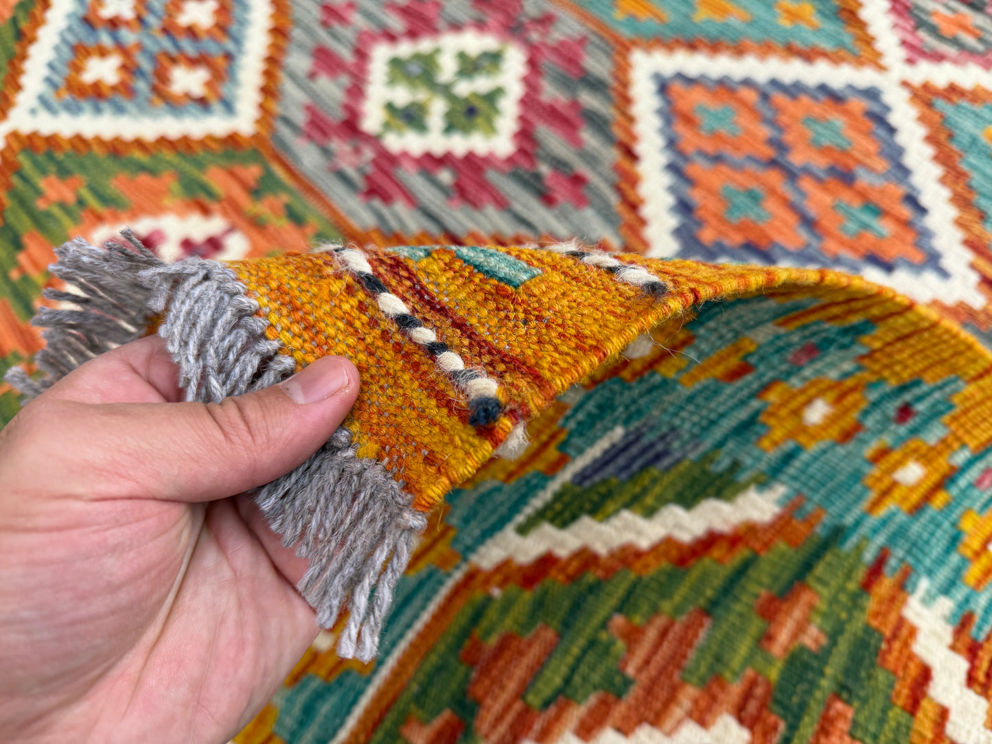 Classic Afghan Maimana Kilim 200 x 160cm