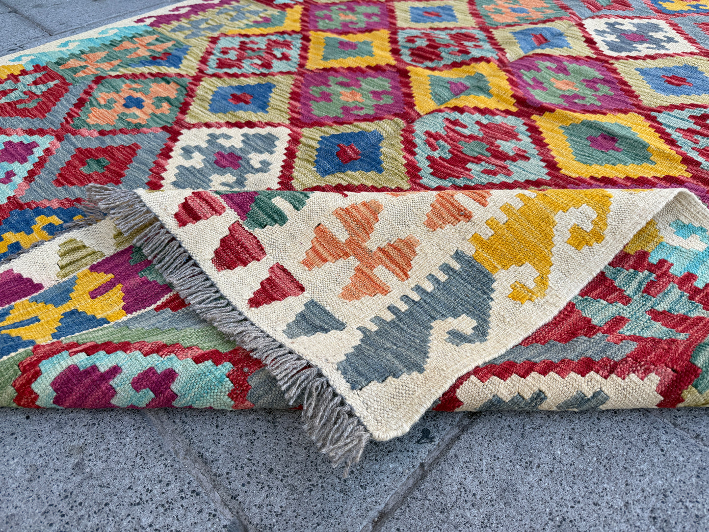 Classic Afghan Maimana Kilim 200 x 153cm