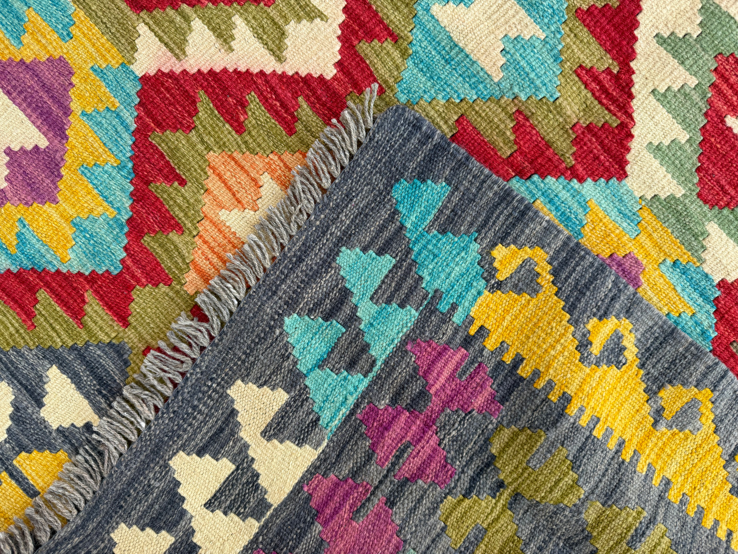 Classic Afghan Maimana Kilim 200 x 150cm