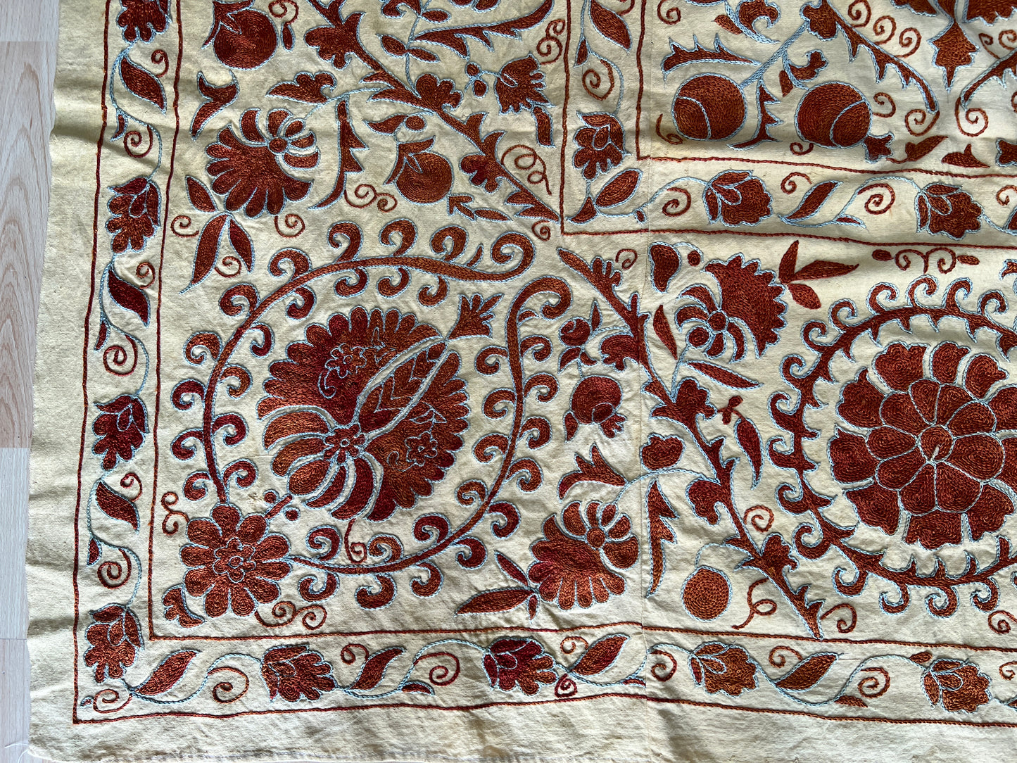 Suzani Silk Embroidered