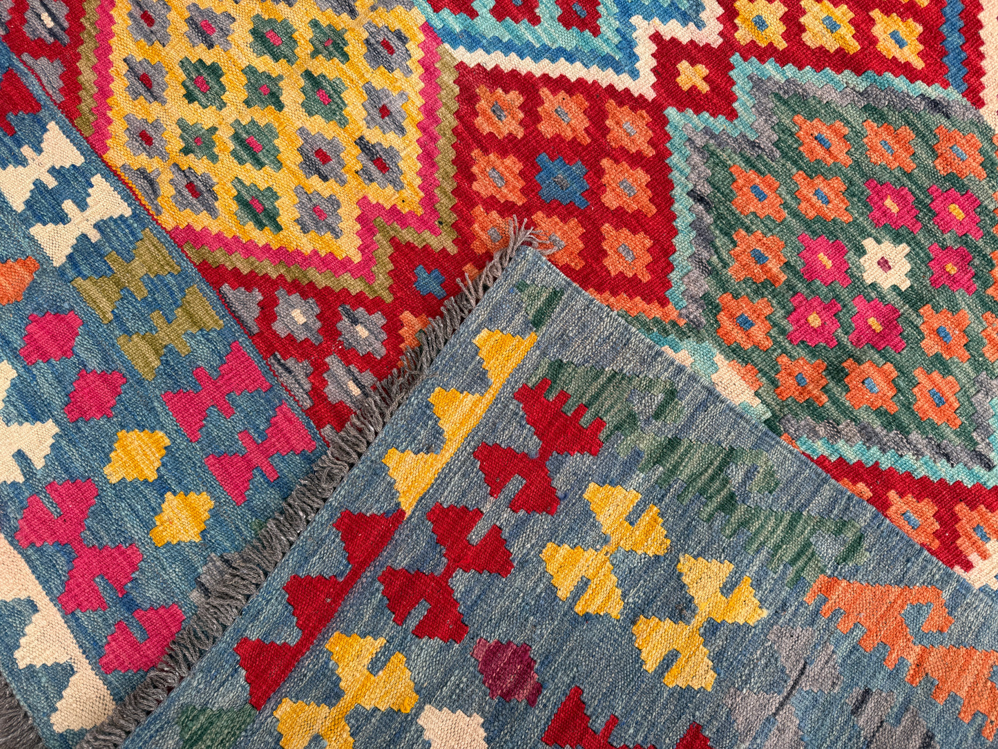 Afghan Maimana Kilim 302x206cm